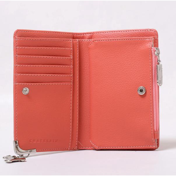 Dompet Lipat Wanita Polos Milk Teddy Original - Wallet Cewek Chatelain