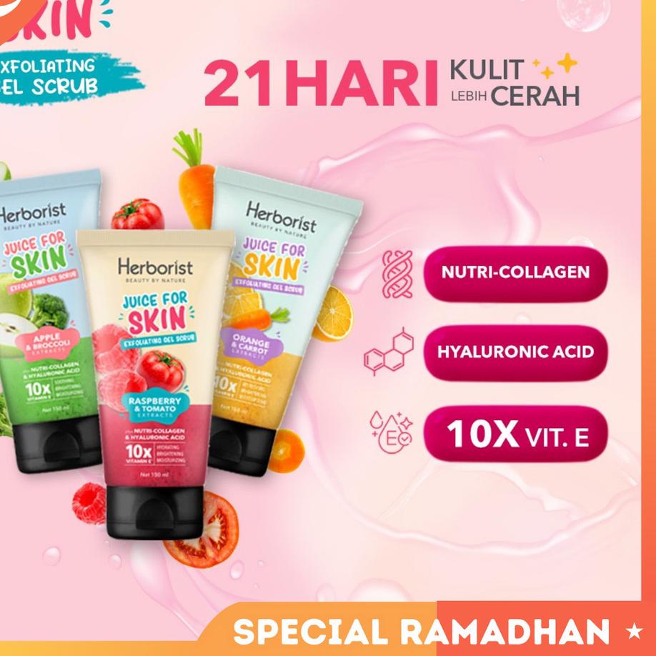 Promo Menarik j8J3v❤️ Pamelo ❤️ Herborist Juice For Skin Body Serum / lotion / face scrub / Exfoliat