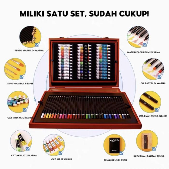 

Terlaris Mont Marte Mixed Media Art Set 174 Pcs