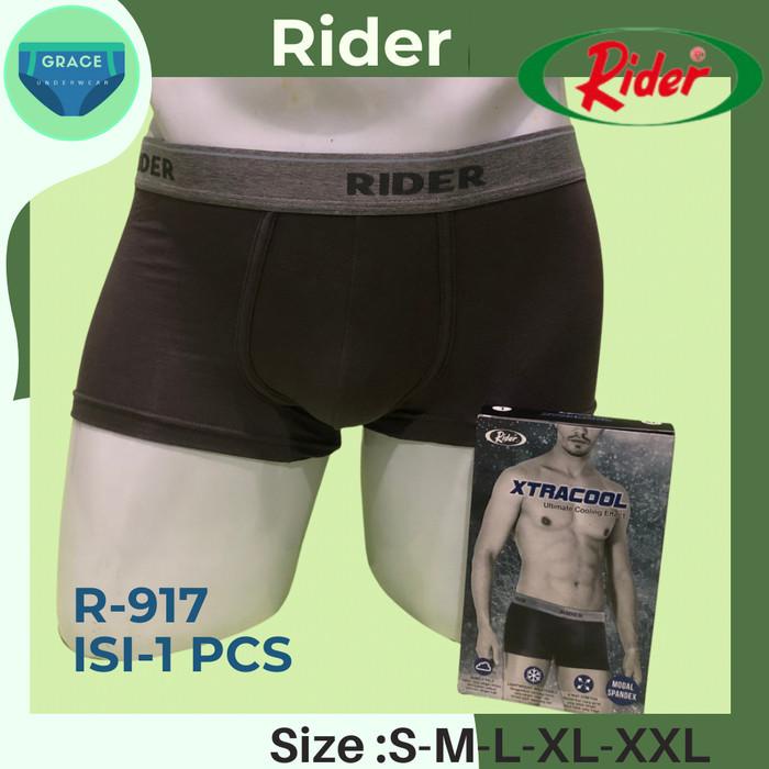Terlaris Celana Boxer Pria Rider Sport Xtracool R -917 B Isi 1