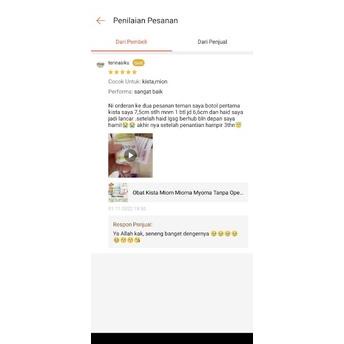 Special - Obat Kista Miom Mioma Myoma Tanpa Operasi Penyumbatan Tuba Falopi Tersumbat Penghancur Kis