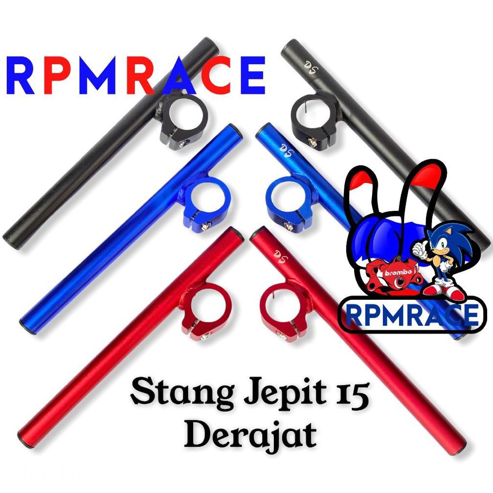 New Stir Stang  Jepit Drag 15 Derajat Universal Ninja 150 Vixion Rx king Scorpio Satria Fu Dll ..