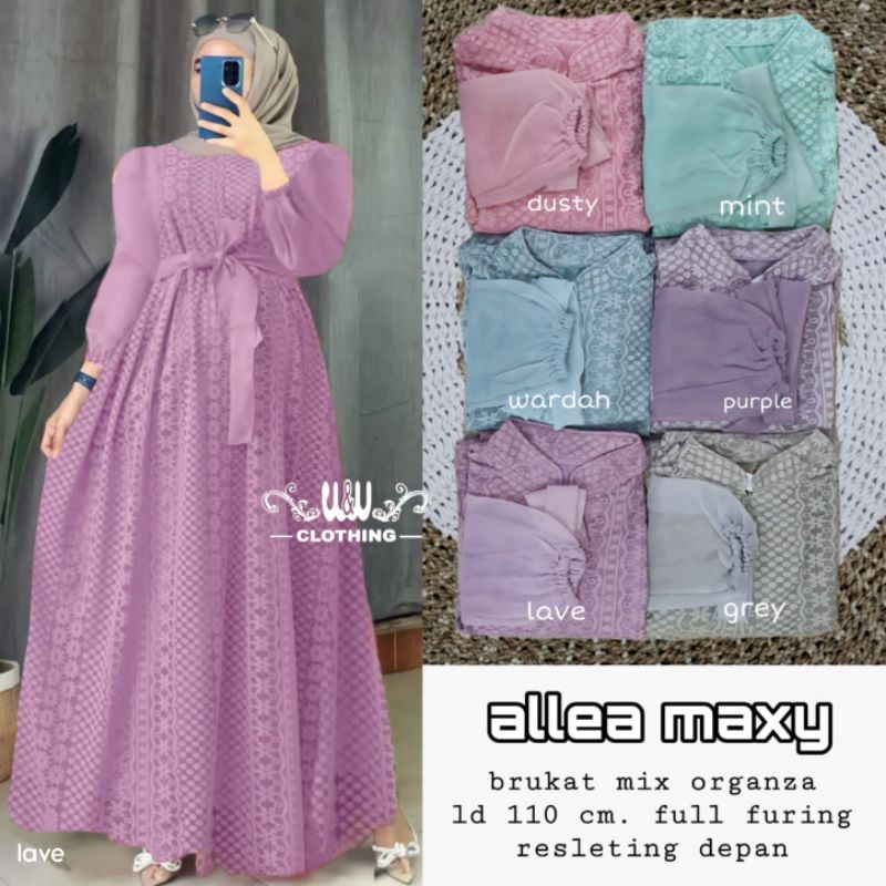 Allea Maxy By W&W || Gamis Brukat