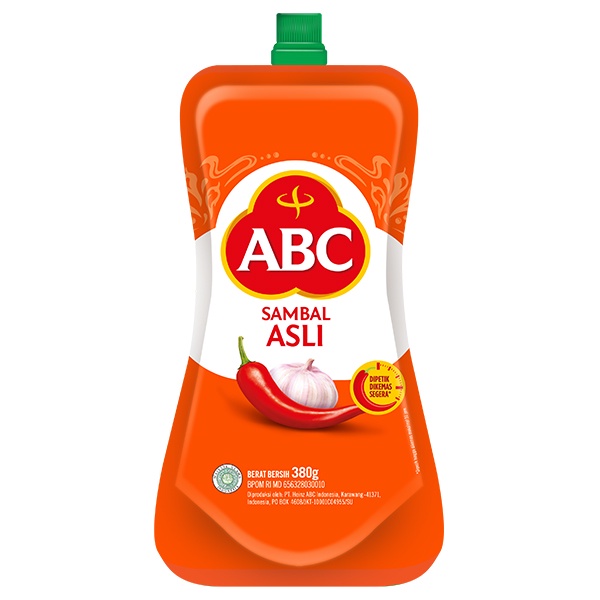 

ABC SAMBAL ASLI POUCH 380 GR - SAUS SAMBAL