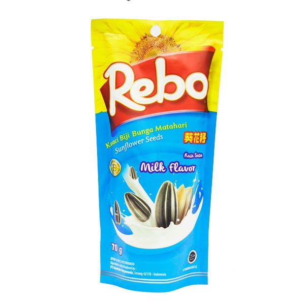 

REBO KWACI BUNGA MATAHARI MILK 70 GR