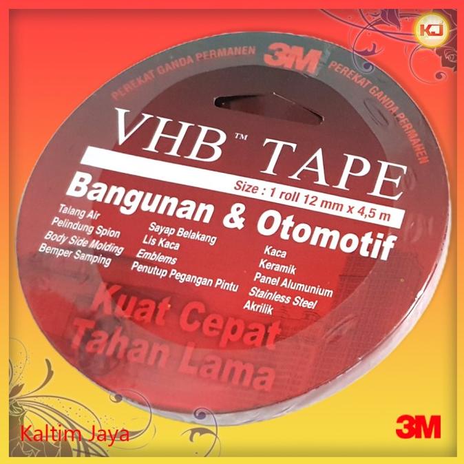 

}}}}}}] Double Tape 3M VHB 4900 12mm x 4.5m / Isolasi 2 Sisi Otomotif Bangunan MINIMAL ORDER 30RB UNTUK BARANG NYA MAU ORDER APA AJA BOLEH!!!