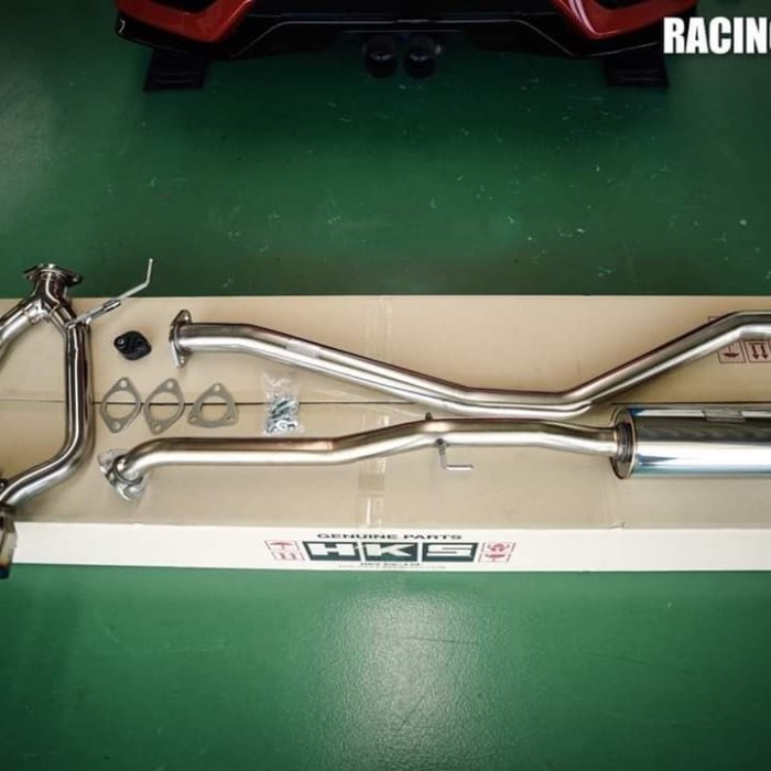 Terlaris Hks Racing Muffler Civic Turbo Fk4 Hatchback Tipe E, Tipe S Dan Rs