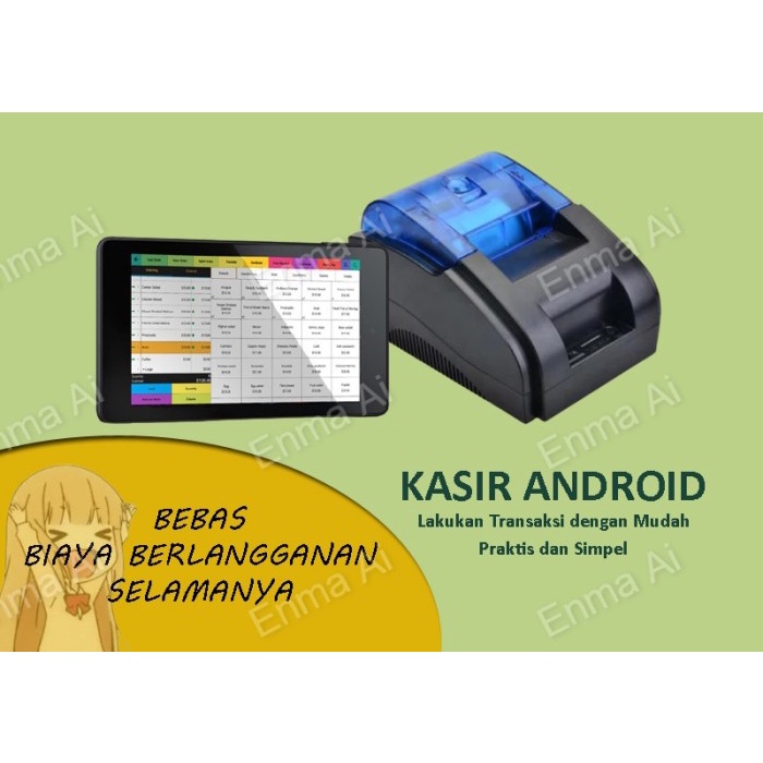 Terlaris Mesin / Alat Kasir Android Toko Retail Pos - Paket Standard
