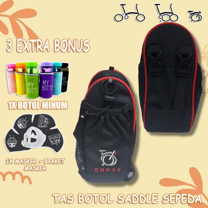 Terlaris Tas Botol Minum Chpt 3 Tas Sepeda Lipat Brompton