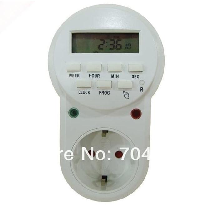 LCD Stop Kontak Timer Digital Sampai Detik