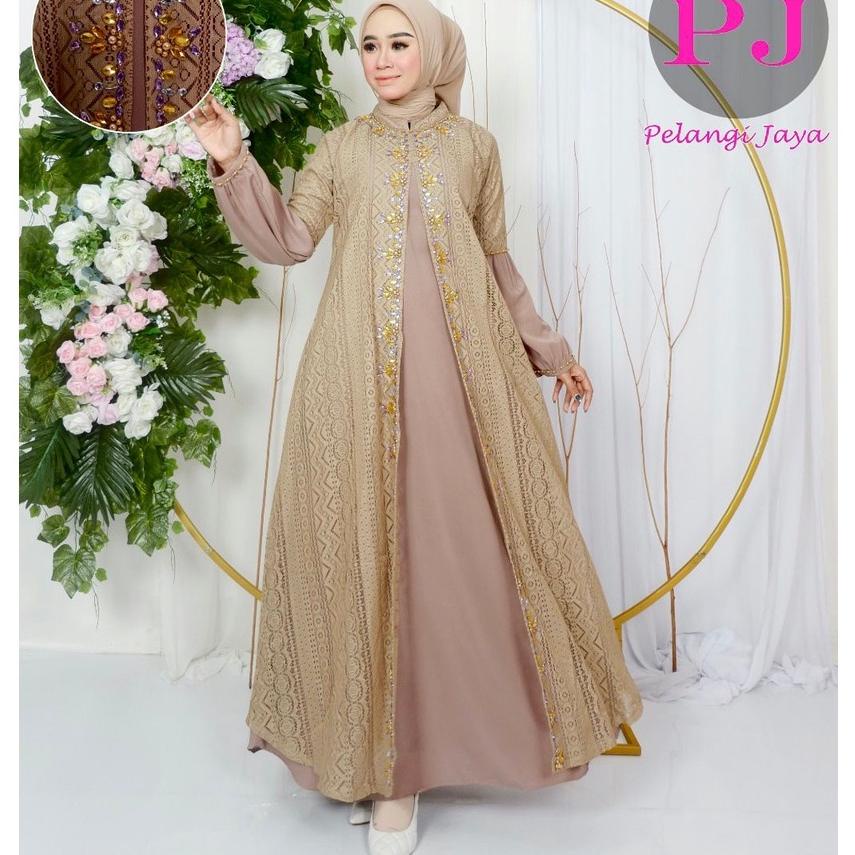 GAMIS PESTA BRUKAT AL MAUDY/ GAMIS/ GAMIS TERBARU/ GAMIS PESTA/ GAMIS KONDANGAN/ GAMIS TILE/ GAMIS B