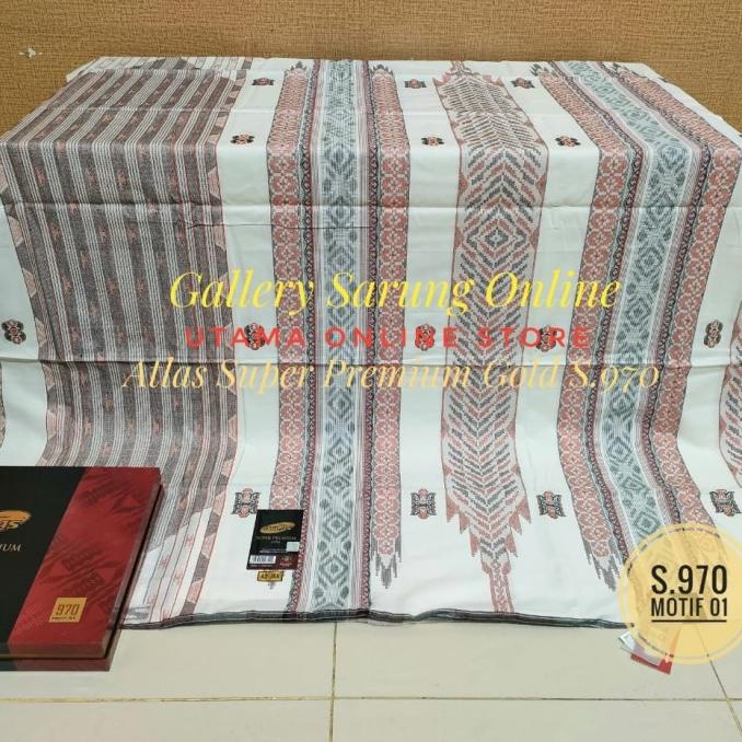 Sarung atlas gold super premium S.970 Edisi 1507 ss