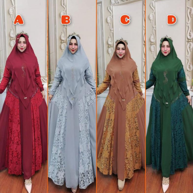 rancak by Syafeera gamis brukat
