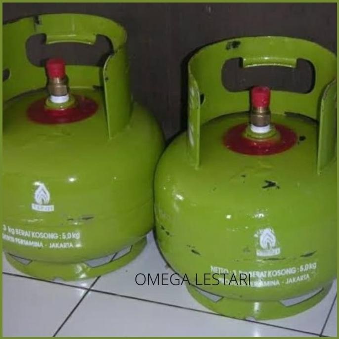 Tabung gas elpiji 3 kg + isi tabung melon