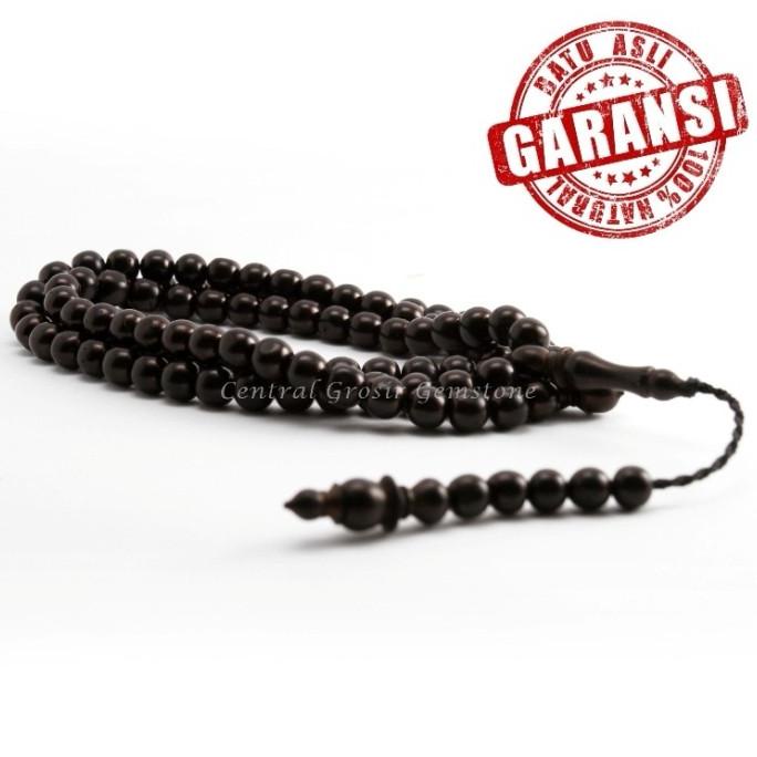 TASBIH 99 KAYU KAUKAH KOKKA KAOKA HITAM ORIGINAL GARANSI