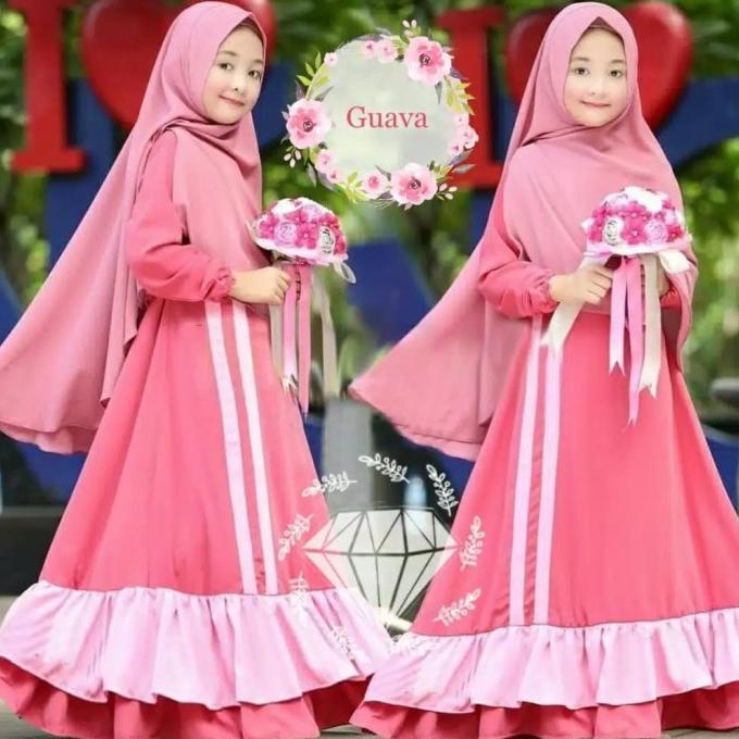 BAJU ANAK MUSLIM GAMIS WANITA RONA KIDS / BAJU MUSLIM GAMIS ANAK