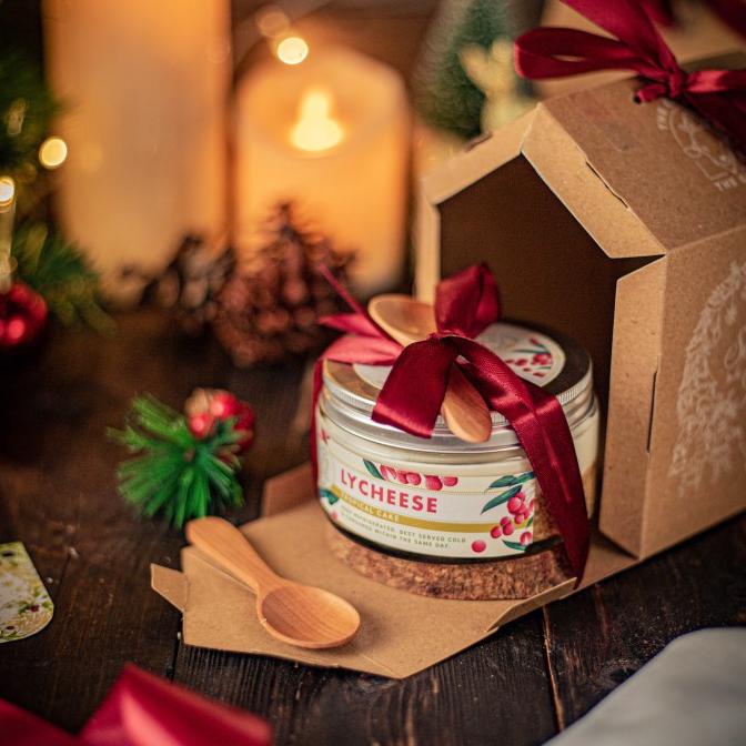 

Bebe 1 Jar Christmas Hampers - Parcel Natal Dessert Mini Cheese cake