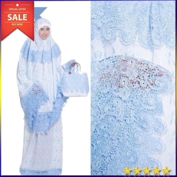 MUKENA BEHEL PRADA NATALIE (SWAROVSKI)/MUKENA ANAK/MUKENA BALI/KATUN