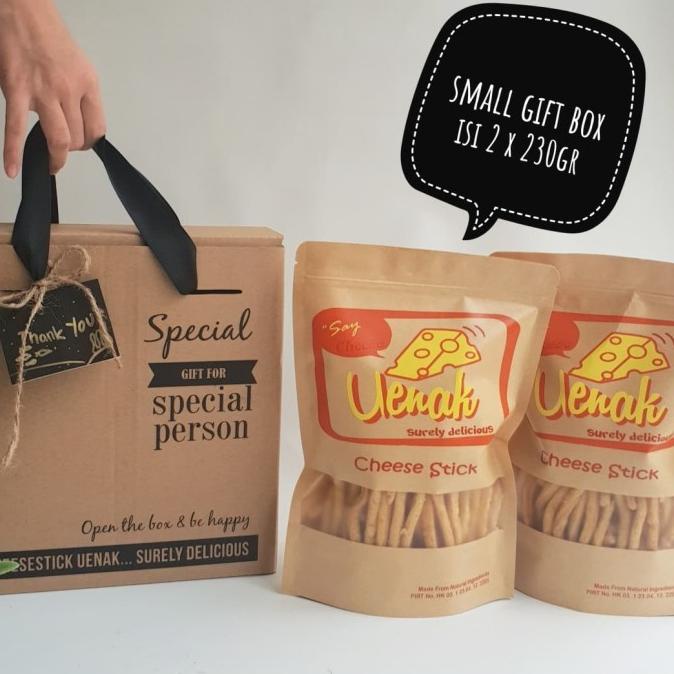 

Promo bingkisan lebaran /medium gift box cheesestick uenak