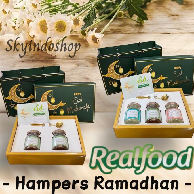 

Promo Hampers Ramadhan/Lebaran/idulfitri isi 2 jar Realfood