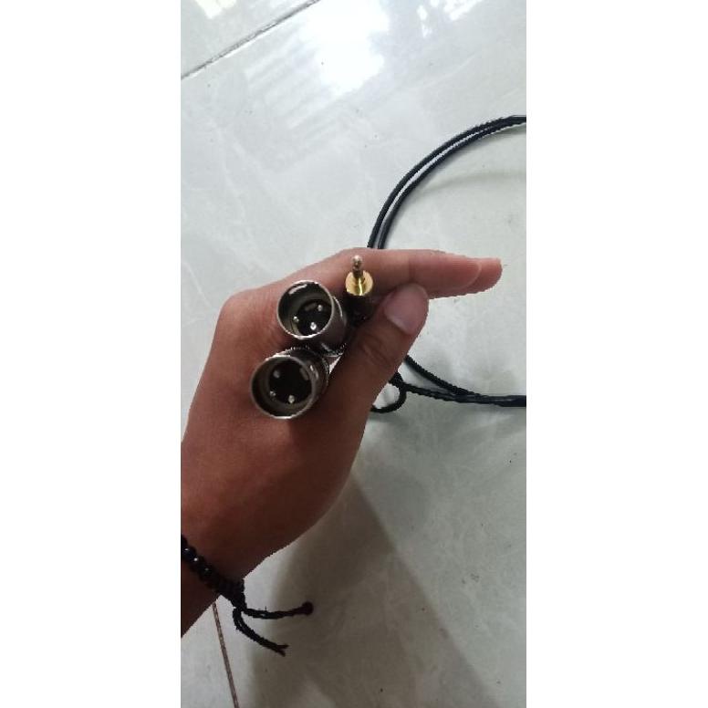 New jack hp ke mixer amplifier canon xlr male pria to jack 3,5mm ,,