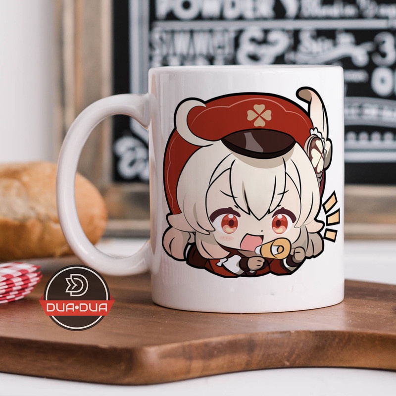 Mug gelas Genshin Impact  klee bomb