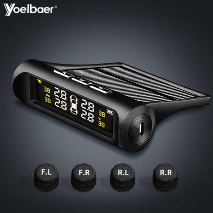 Yoelbaer Monitoring Tekanan Ban Mobil Tpms Solar Power