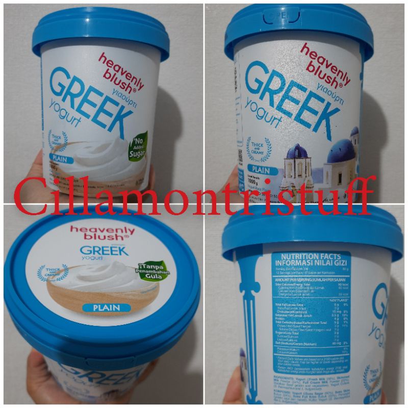 

Heavenly Blush Greek Yogurt Original 1000gr + Ice Gel