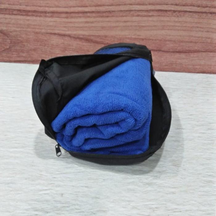 Travel Towel Microfiber Eiger Size L Blue - Handuk Eiger