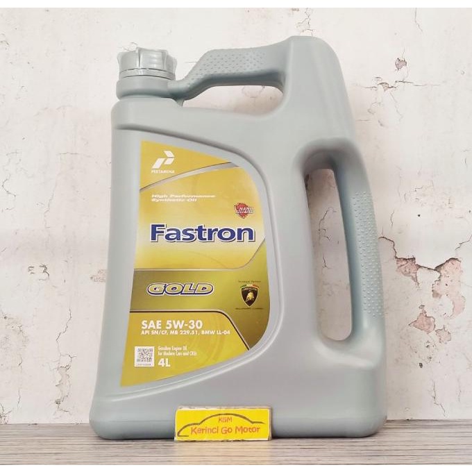 OLI FASTRON GOLD 5W-30 4L PERTAMINA - OLI MOBIL FASTRON GOLD 5W-30 ima