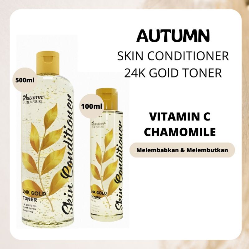 Autumn Pure Nature Skin Conditioner 24K Gold Toner
