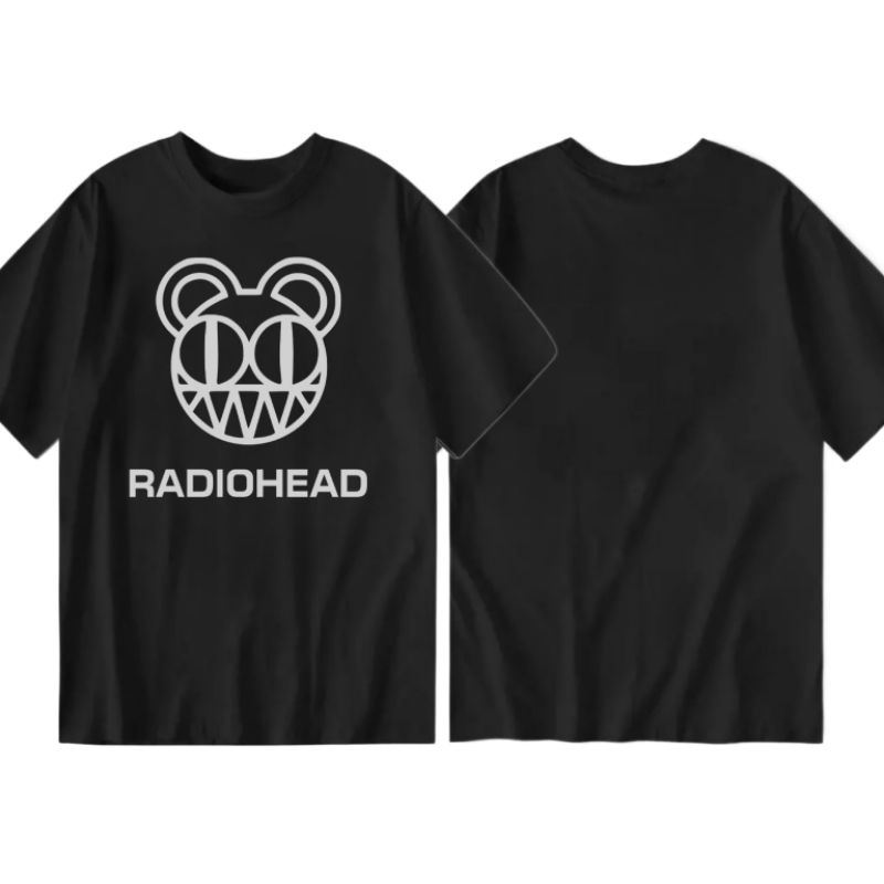 T Shirt Radiohead | Kaos Radiohead | Kaos Band Radiohead | Kaos Band | Radiohead | Hitam | Termurah