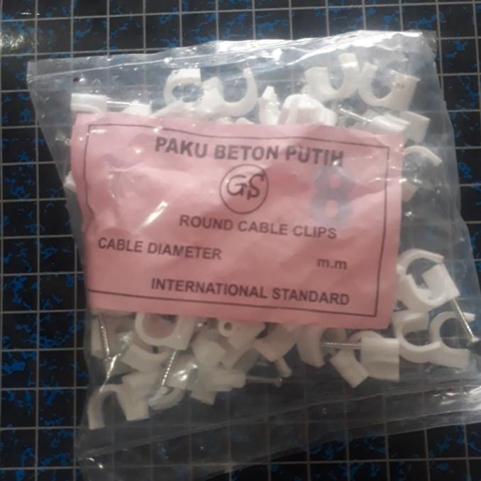 :0:0:0] paku klem kabel beton / klem kabel no 8