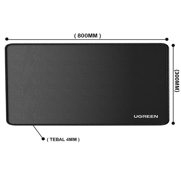 Mousepad UGreen 90677 Classic L Anti Slip 800x300x4mm- Mouse Pad 90677