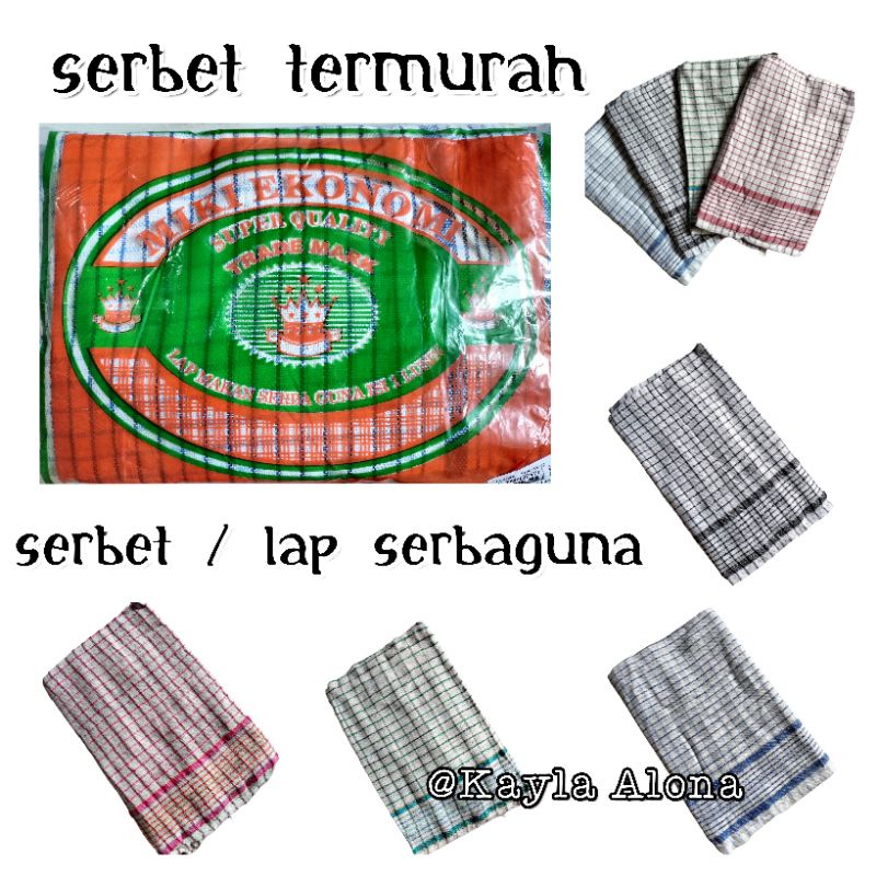 ( TERMURAH ) SERBET / LAP SERBAGUNA &quot; MIKI EKONOMI &quot;