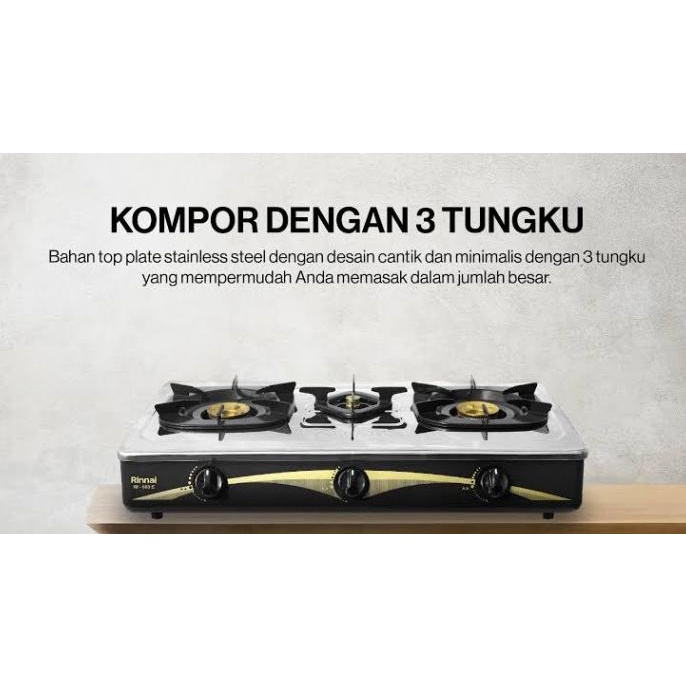 *$*$*$*$] kompor rinnai 3 tungku ri 603e