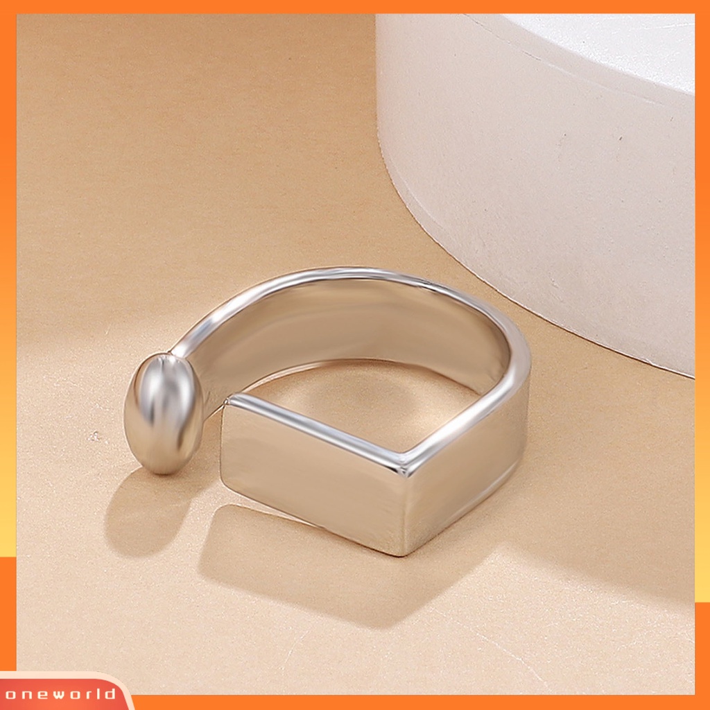 Ord Cincin Terbuka Bentuk U Bahan Alloy Untuk Unisex / Pria / Wanita