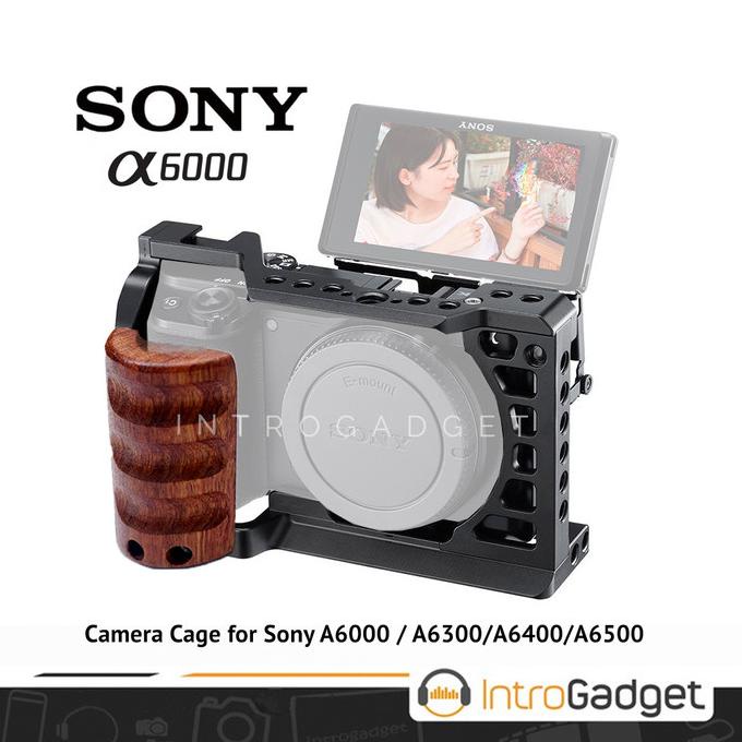 Cage Rig Sony A6000 A6300 A6400 A6500 Wooden SmallRig UURig Andoer