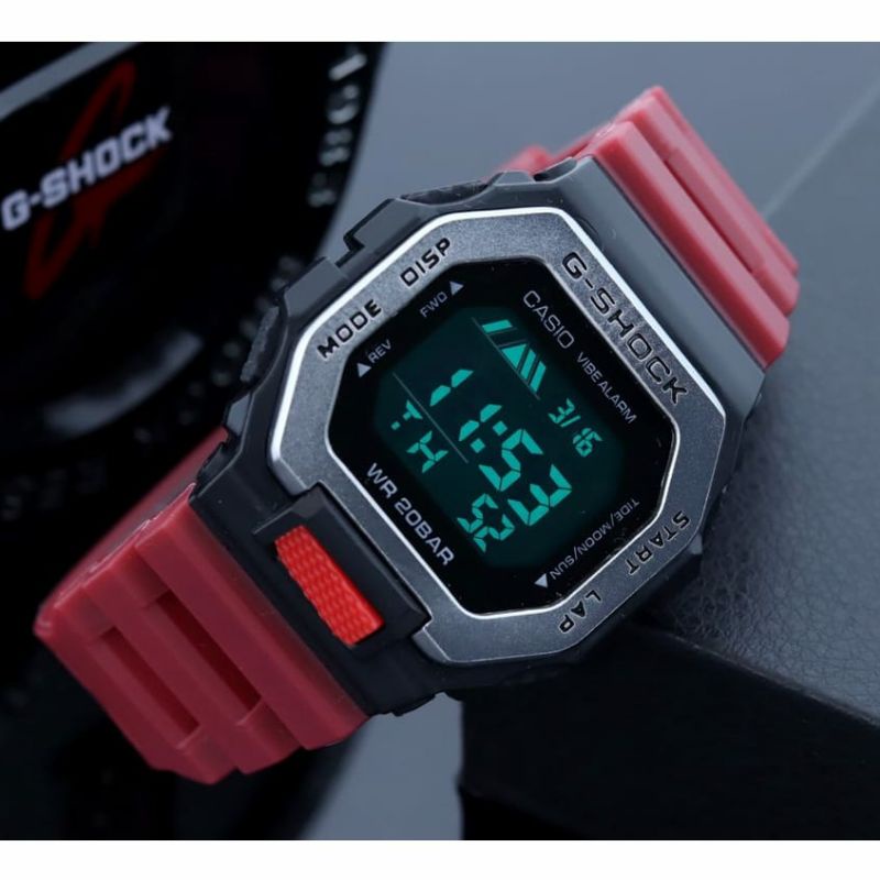 Jam Tangan GBX100 Digital Time Tahan Air Pria Waterproof Kasual Terlaris Bayar Dirumah