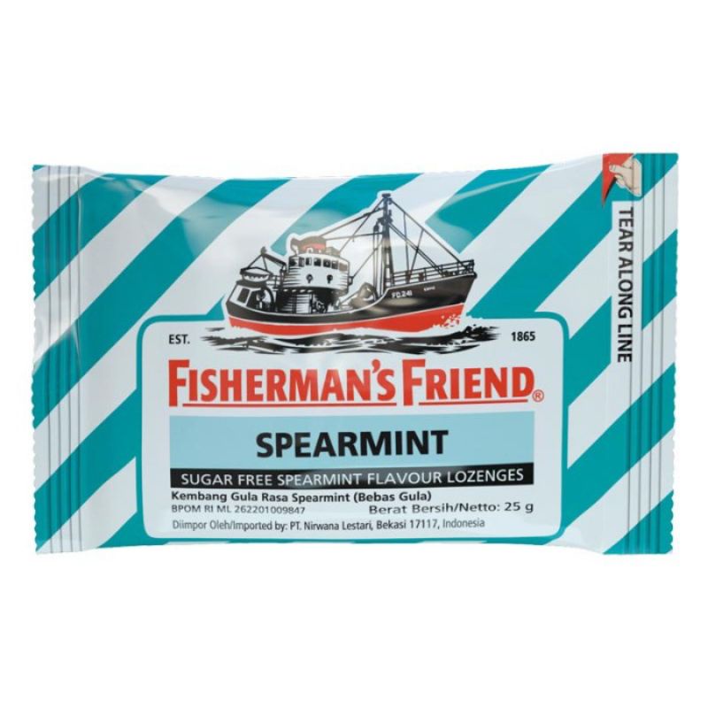 

Fisherman's friend sugar free spearmint @sachet