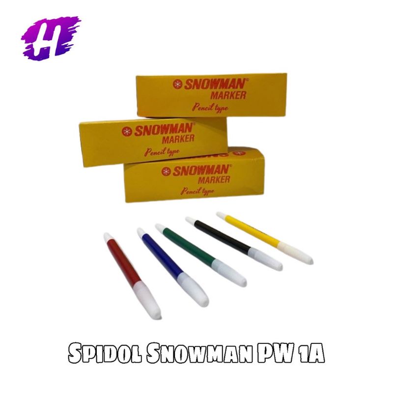 

SPIDOL SNOWMAN KECIL PW1A WARNA