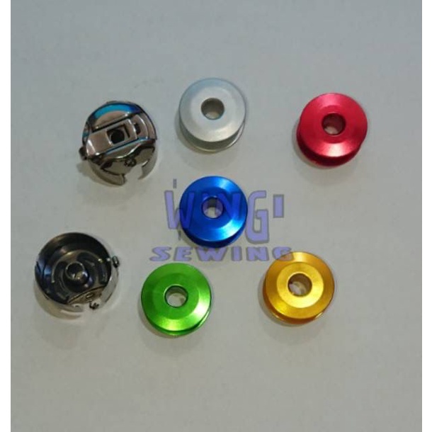 SPUL ALUMUNIUM BORDIR/HIGHSPEED SPOOL BOBBIN MESIN JAHIT INDUSTRI