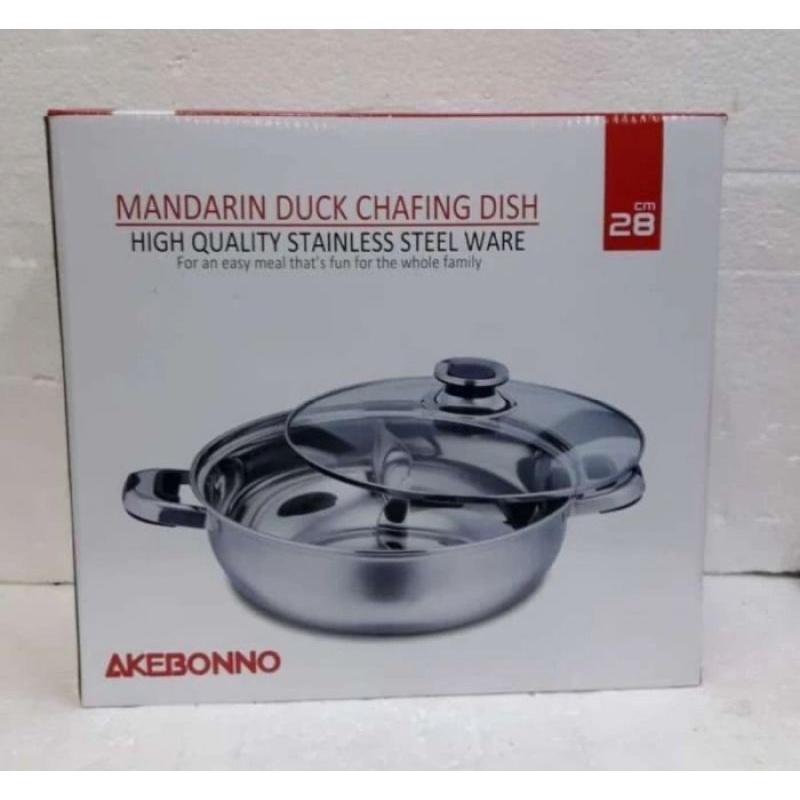 AKEBONNO PANCI SHABU 28 CM SEKAT STAINLESS