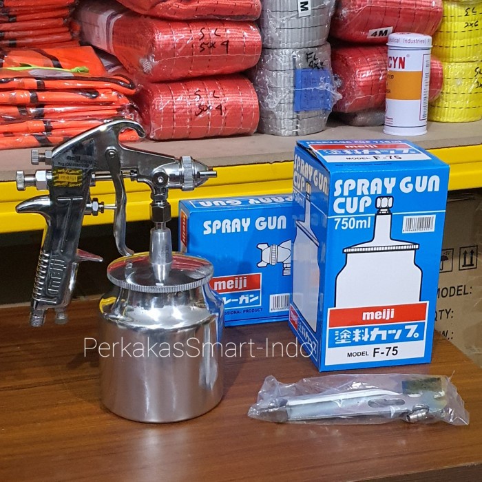 Spray Gun F75 Meiji Tabung Bawah/Semprotan Cat F-75/Spit/Spet #Original