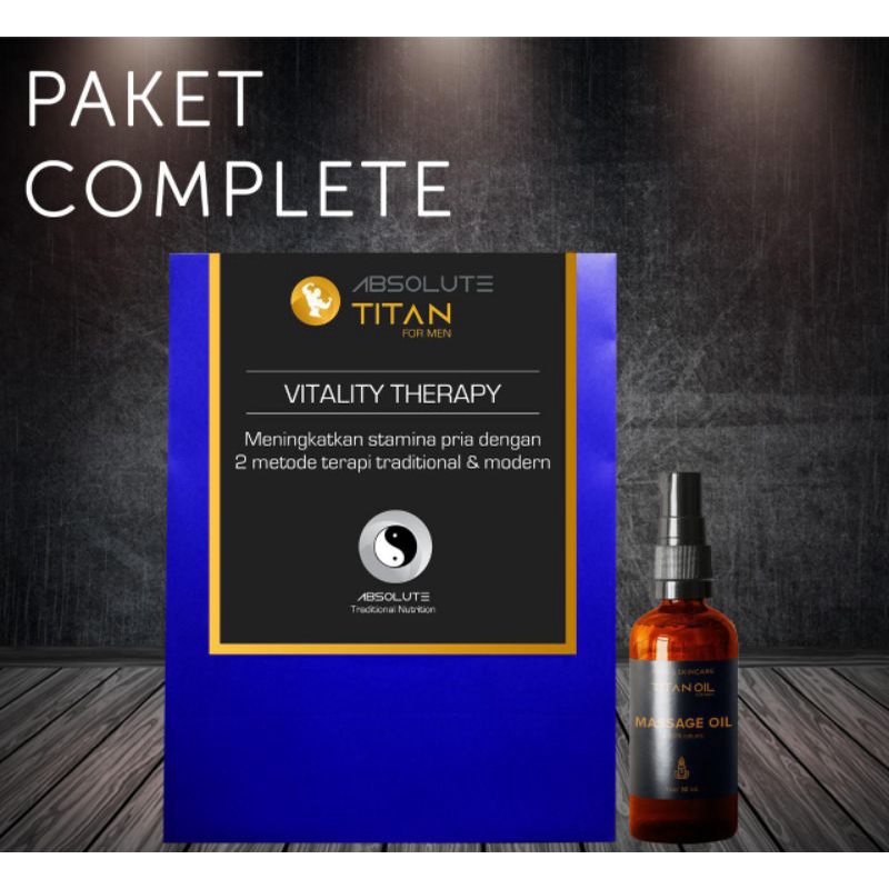 ABSOLUTE TITAN PAKET SUPER PEMBESAR PENIS KUAT TAHAN LAMA LEMAH SYAHWAT DAN PROMIL 100% ORIGINAL BPO