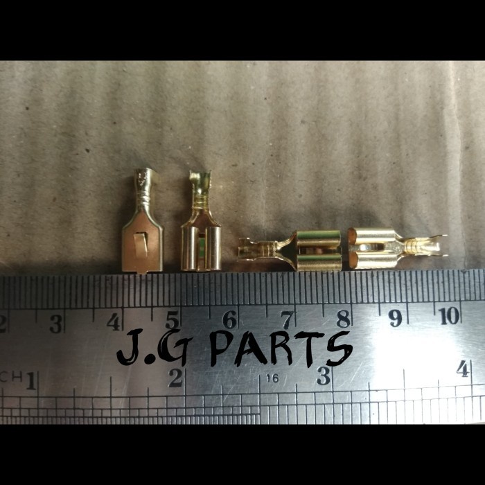 JGPS TERMINAL SEKUN SKUN GEPENG CEWEK FEMALE SEDANG 6MM 6 MM