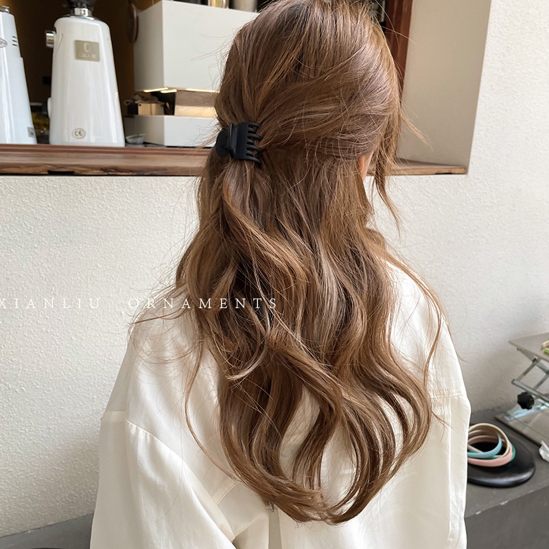 KOREA HIGH PONYTAIL MINI HAIR CLAW JEPIT RAMBUT DOFF MATTE KECIL KUNCIRAN JEPITAN CLIP HAIRCLIP WANITA KOREA AKSESORIS