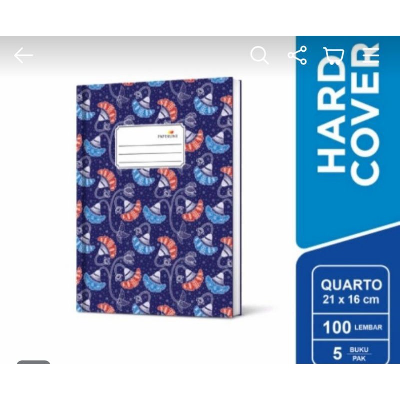 

paperline-buku octavo/buku agenda A6. 100 lembar