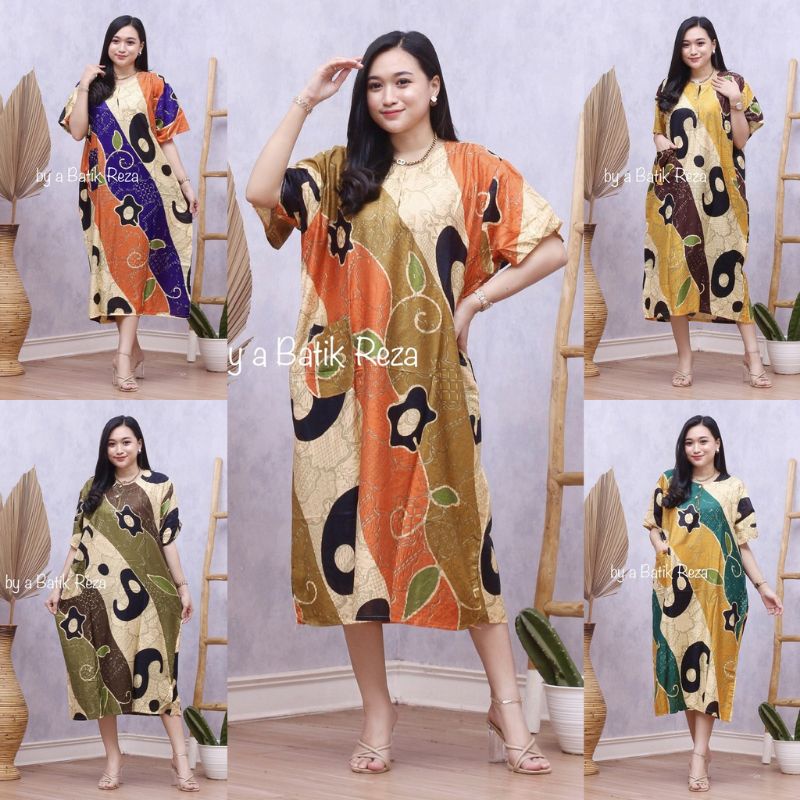 daster jumbo kain santung 3pcs 100k