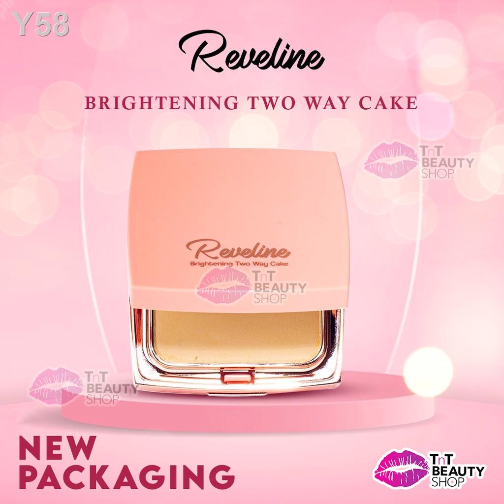 ㍿▥۞REVELINE Brightening Two Way Cake - Bedak Padat